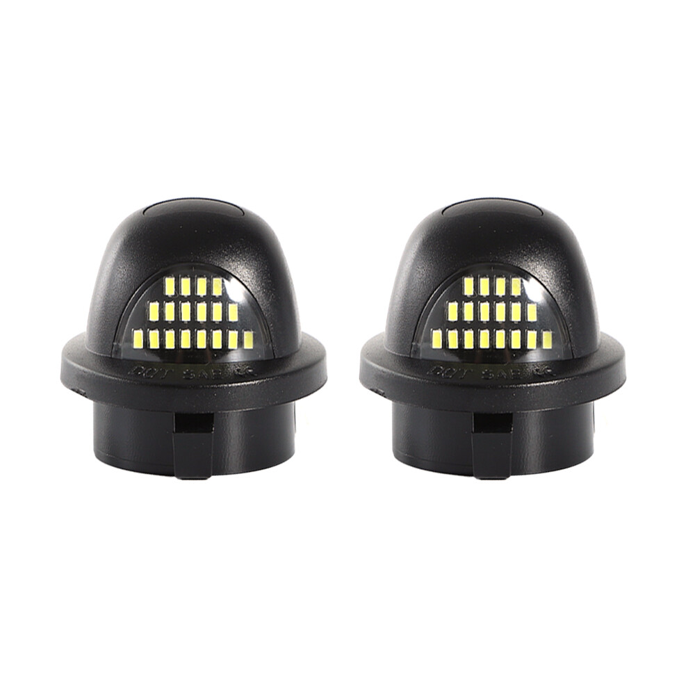 2x LED License Plate Light Tag Lamp Assembly Replacement for Ford F150 F250 F350