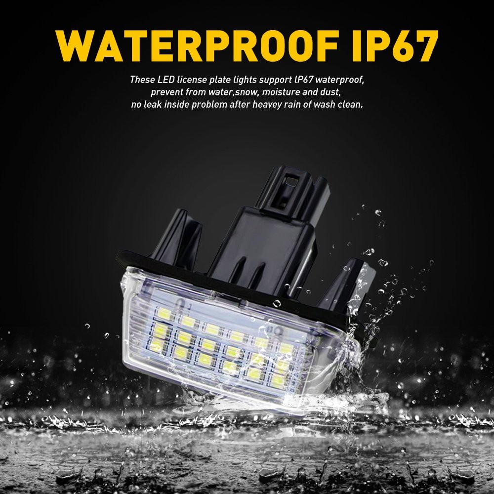 Super Bright LED License Plate Light Bulb For Toyota Camry Avalon Highlander GUS