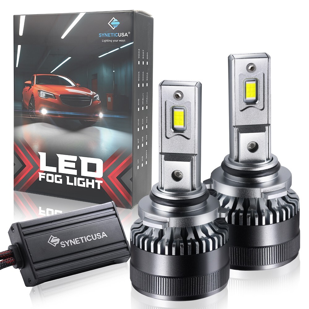 NEW 2x 9006 HB4 CSP LED Headlight Bulbs Kit 6000K White for Fog Light