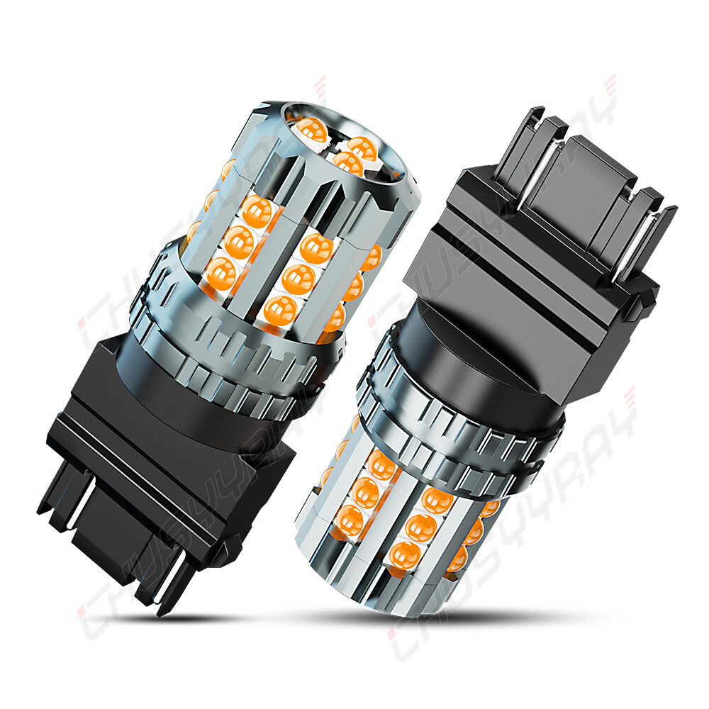 3000K Amber LED Bulbs 3157A For Ram 1500 2500 3500 Turn Signal Light
