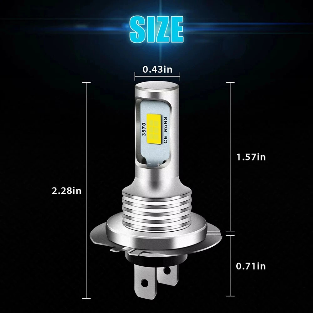 For Hyundai Sonata 2011-2013 2014 6X Combo LED Headlight Hi/Lo Bulbs Lamp 10000K