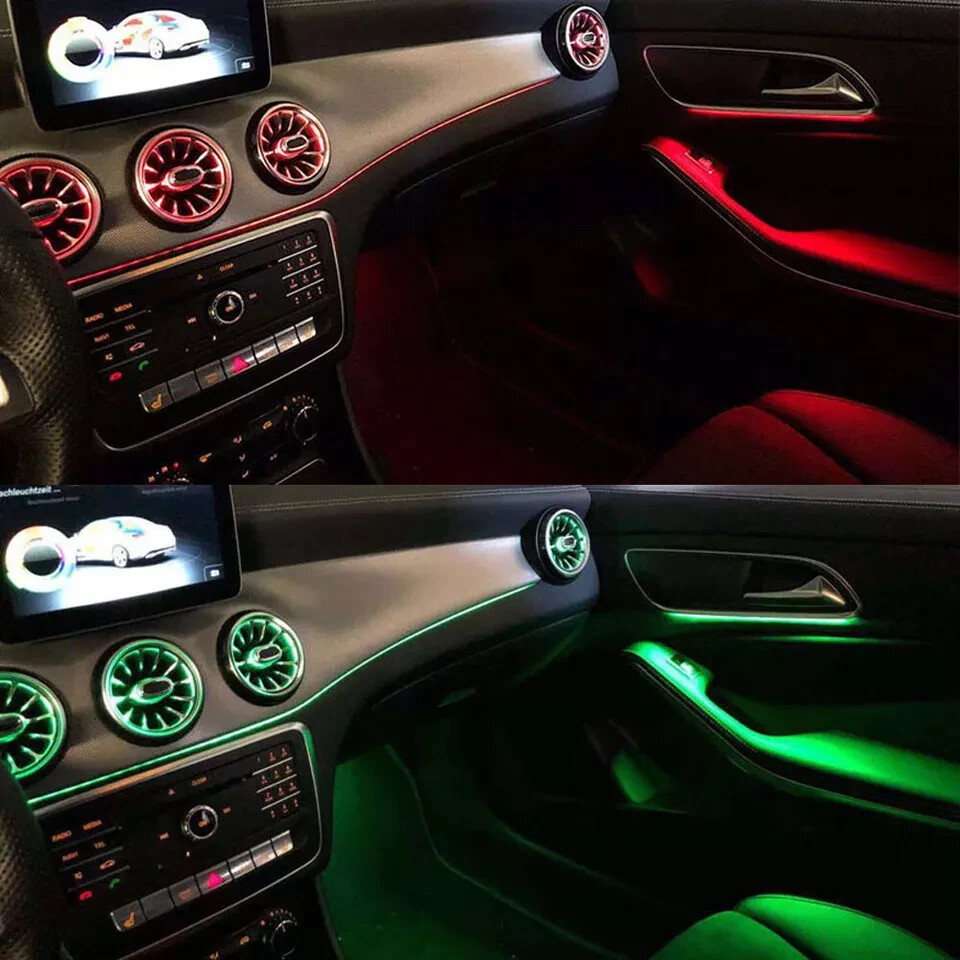LED Air Vent Ambient Light APP For Mercedes Benz W117 CLA180 CLA200 CLA250 CLA45