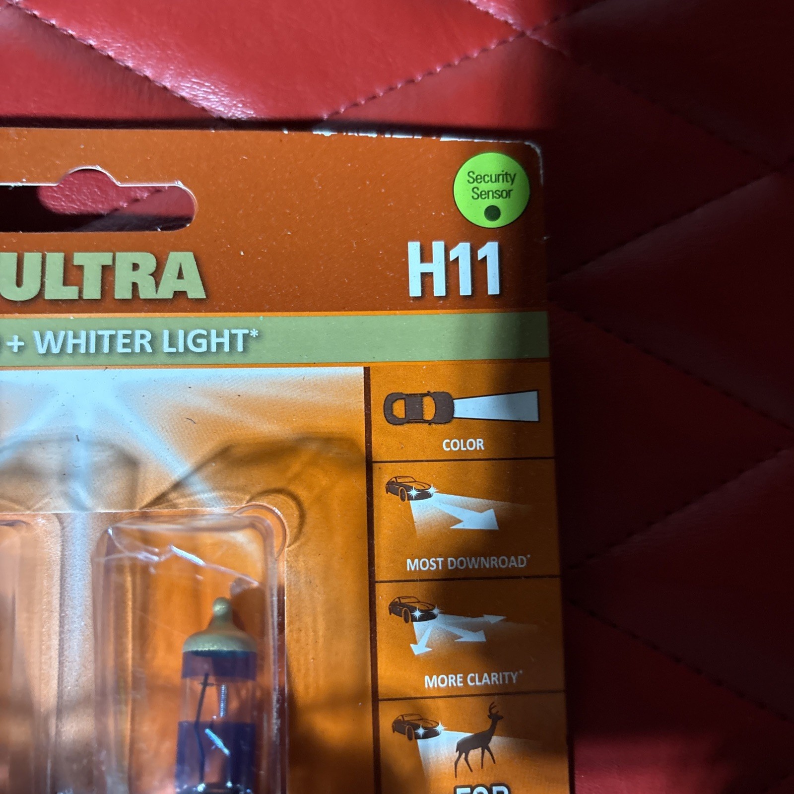 Sylvania H11 Silver star ULTRA Nightvision Halogen Headlight Bulbs 2 Pack Sealed