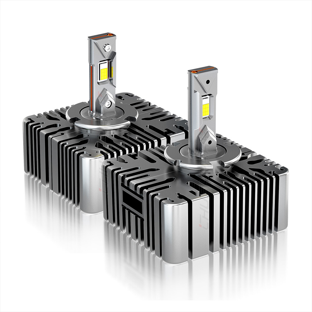 Fit 2016-20 Chevrolet Silverado Xenon D5S Bulb LED Head Light Lamp Kit Hi/Low