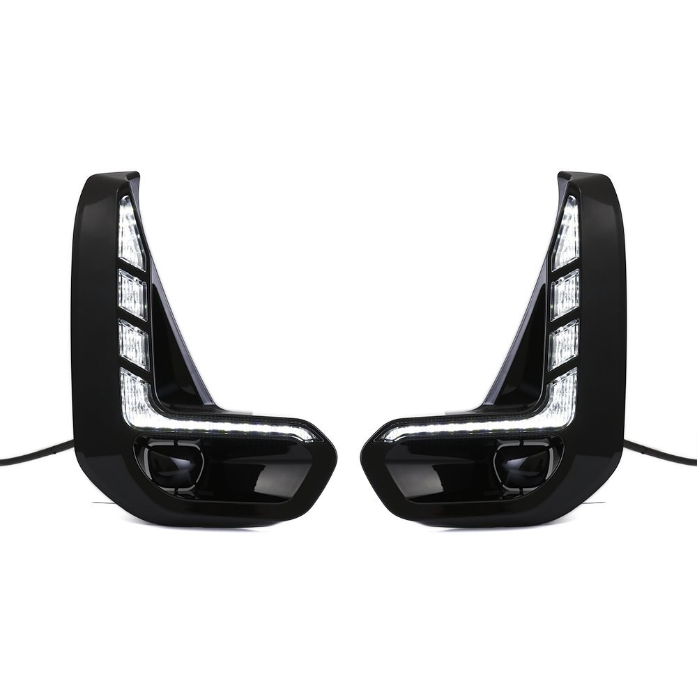 LED DRL for Toyota Hilux Revo 2020 2021 Daytime Running Light w/ Dynamic Turn