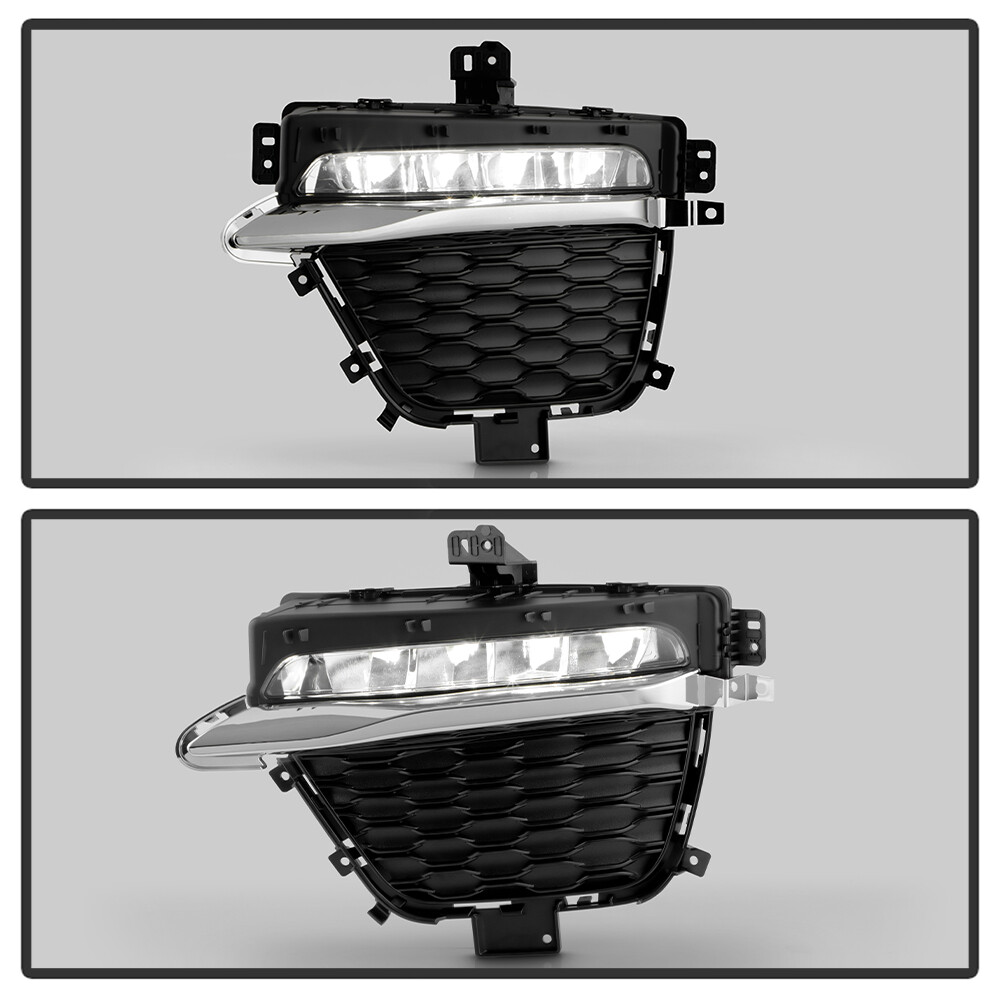 For 2022-2024 Jeep Grand Cherokee w/ Two-Row LED Fog Lights Driving Lamps Pair