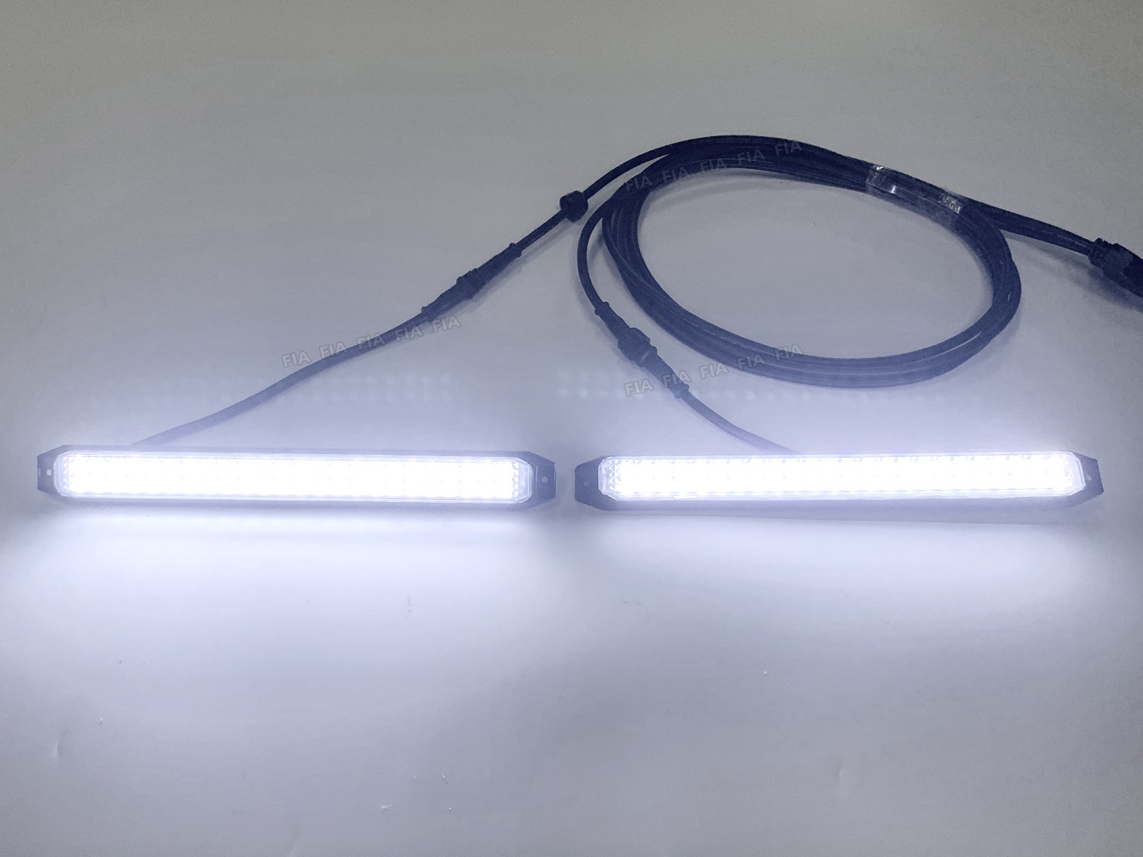 6“ 9“ 11“ 14“ White Yellow LED Car Front Grille Lights Running/Turn Signal