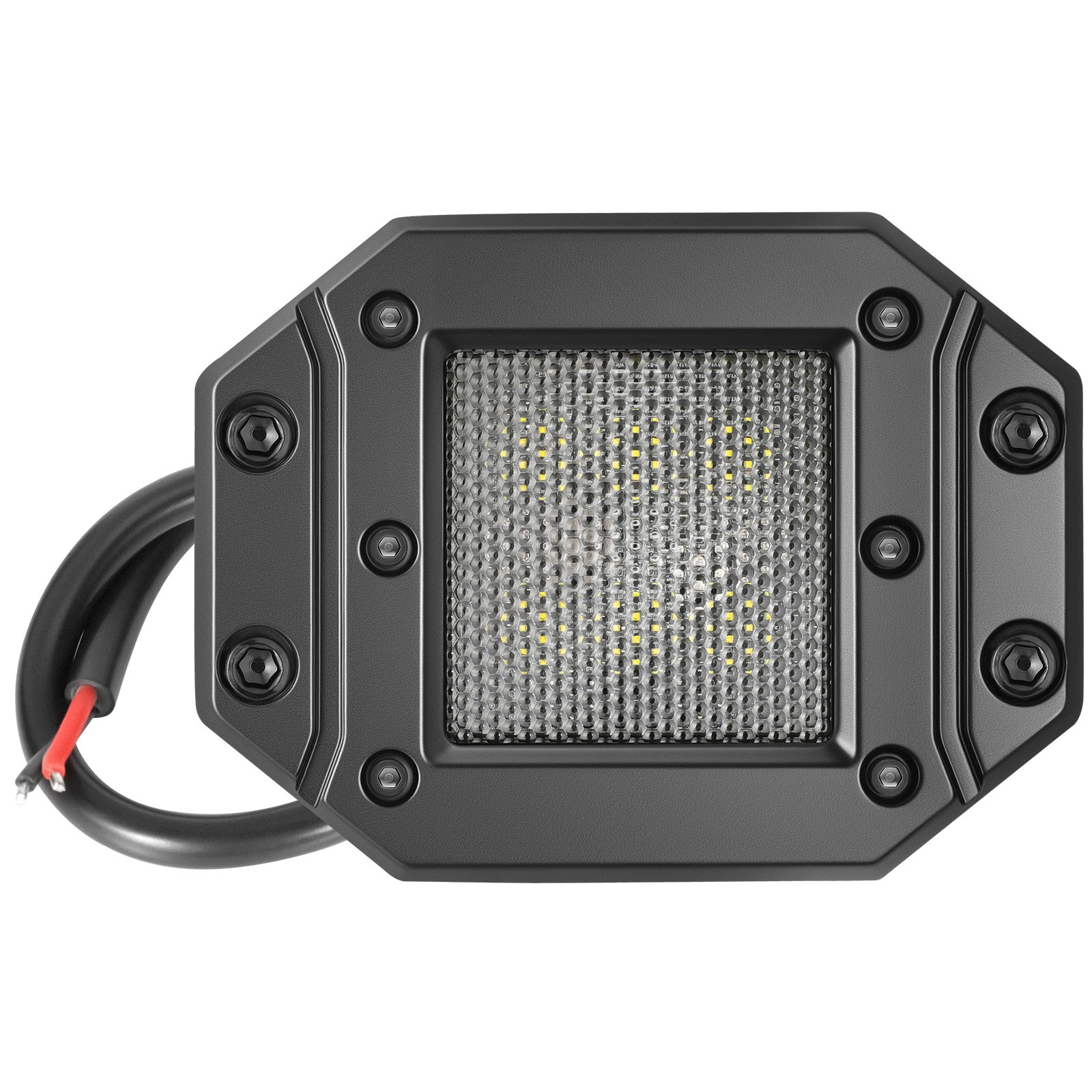 2x 5″ 120W Flush Mount Cree LED Pods Work Light Bar Driving Reverse Off Road 4WD