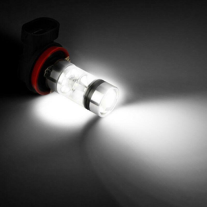 IRONAWLLS H11 100W 6000K LED Headlight Fog Light Projector for Audi Q7 2010-2015