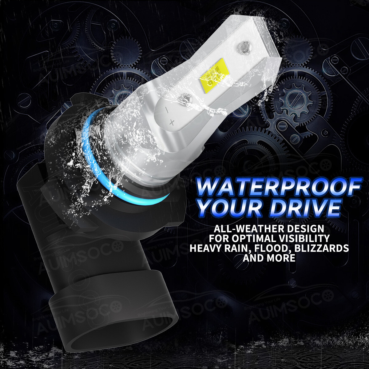 For Jeep Commander Sport Utility 4-Door 2006-2010 LED Headlights & Fog Lights