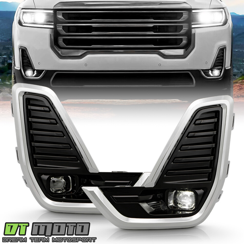 For 2020-2023 GMC Acadia LED Bumper Fog Lights Driving Limps w/Switch Left+Right