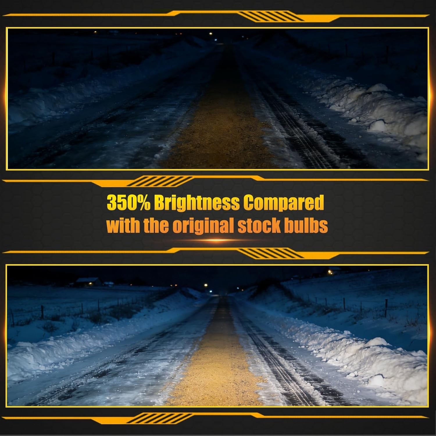 2X LHD H4 Bi-LED Projector Lens Hi/Lo Headlight Mini Bulbs 30000Lm 120W Retrofit