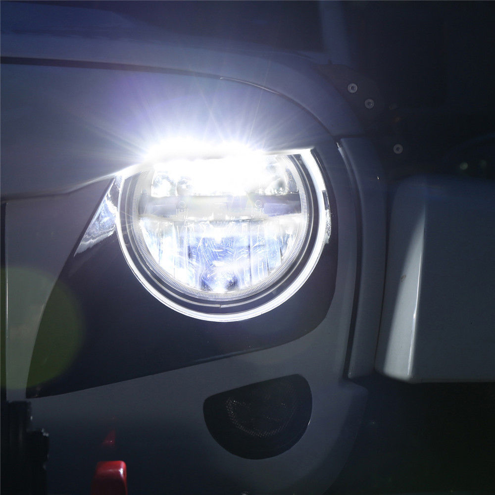 DOT Approved 7″ inch Round Led Headlight High-Low Beam for Chevy II/Nova 1969-79