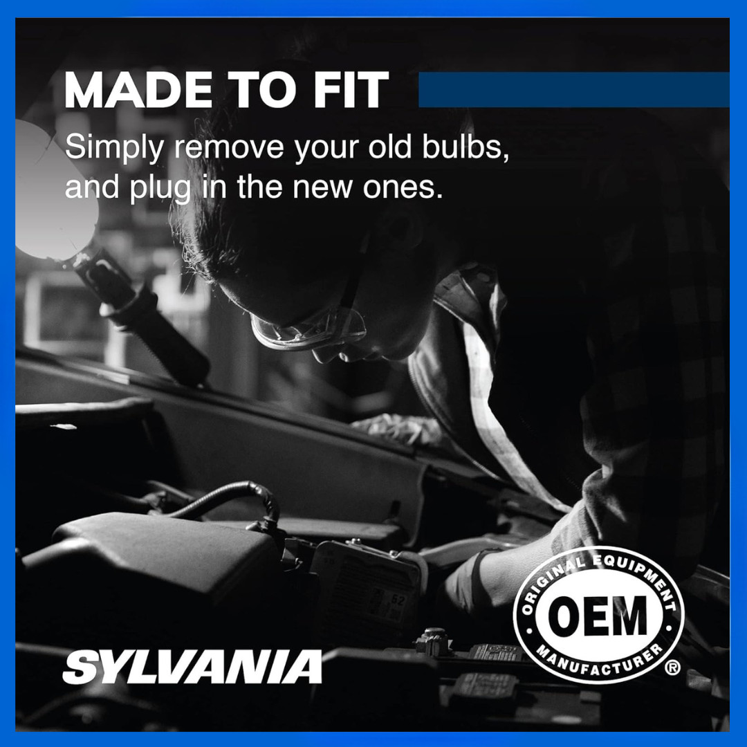 SYLVANIA H11 SilverStar Halogen Headlight Bulbs High/Low Beam Fog 2 Pack