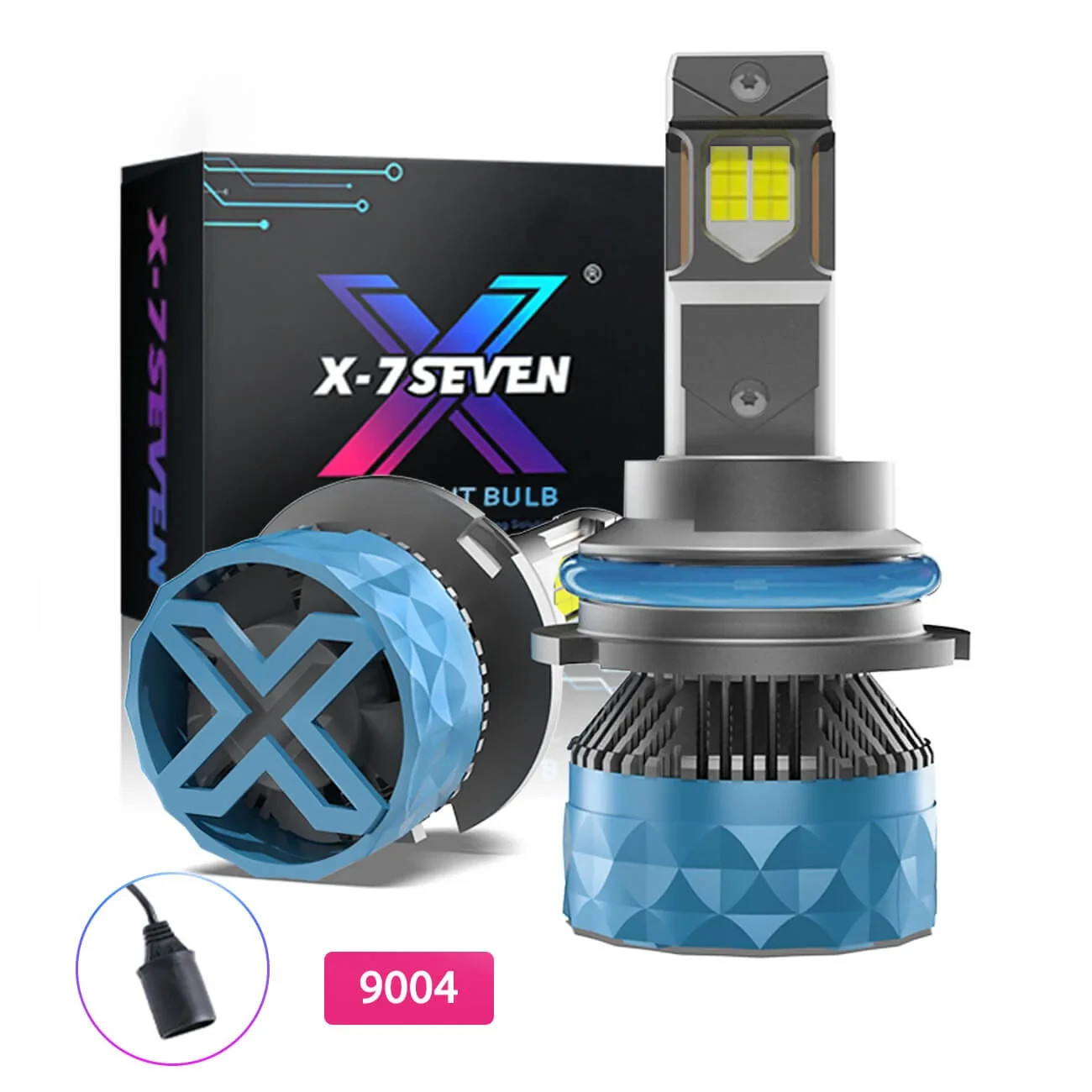 X-7SEVEN Apollo Plus 190W 38000LM LED Headlight Bulbs