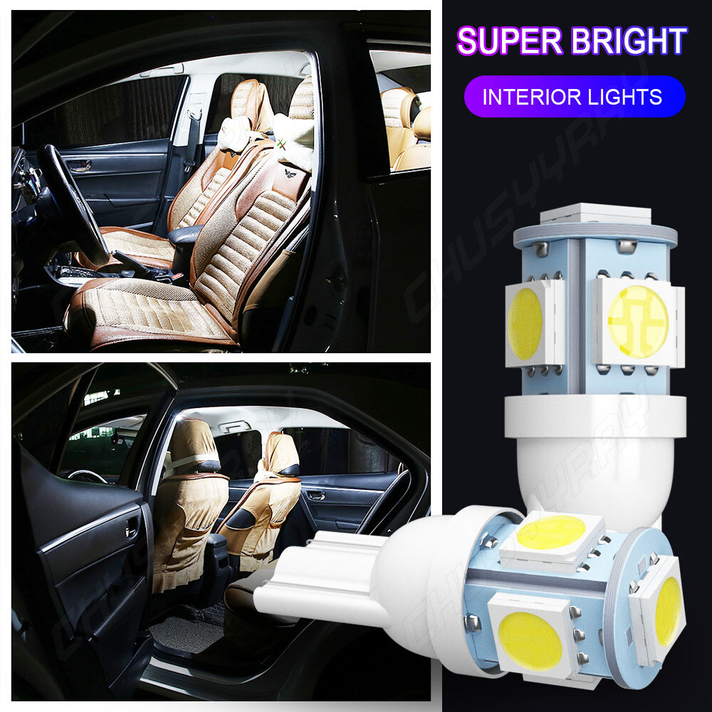 4x Combo LED Headlight Bulbs Conversion Kit 9005 H11 High Low Beam Bright White