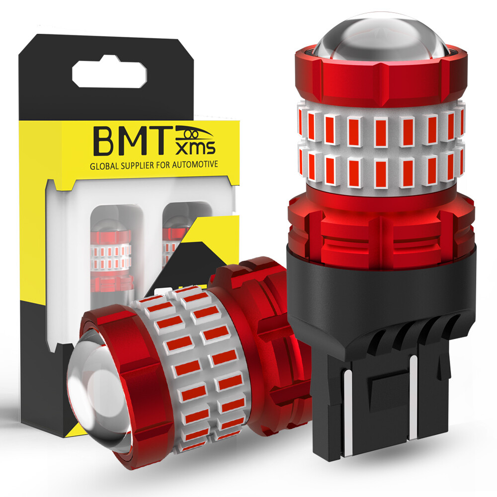 7443 7440 7444 Brake Light Bulbs LED Red White Amber Turn Signal Tail Park Lamps