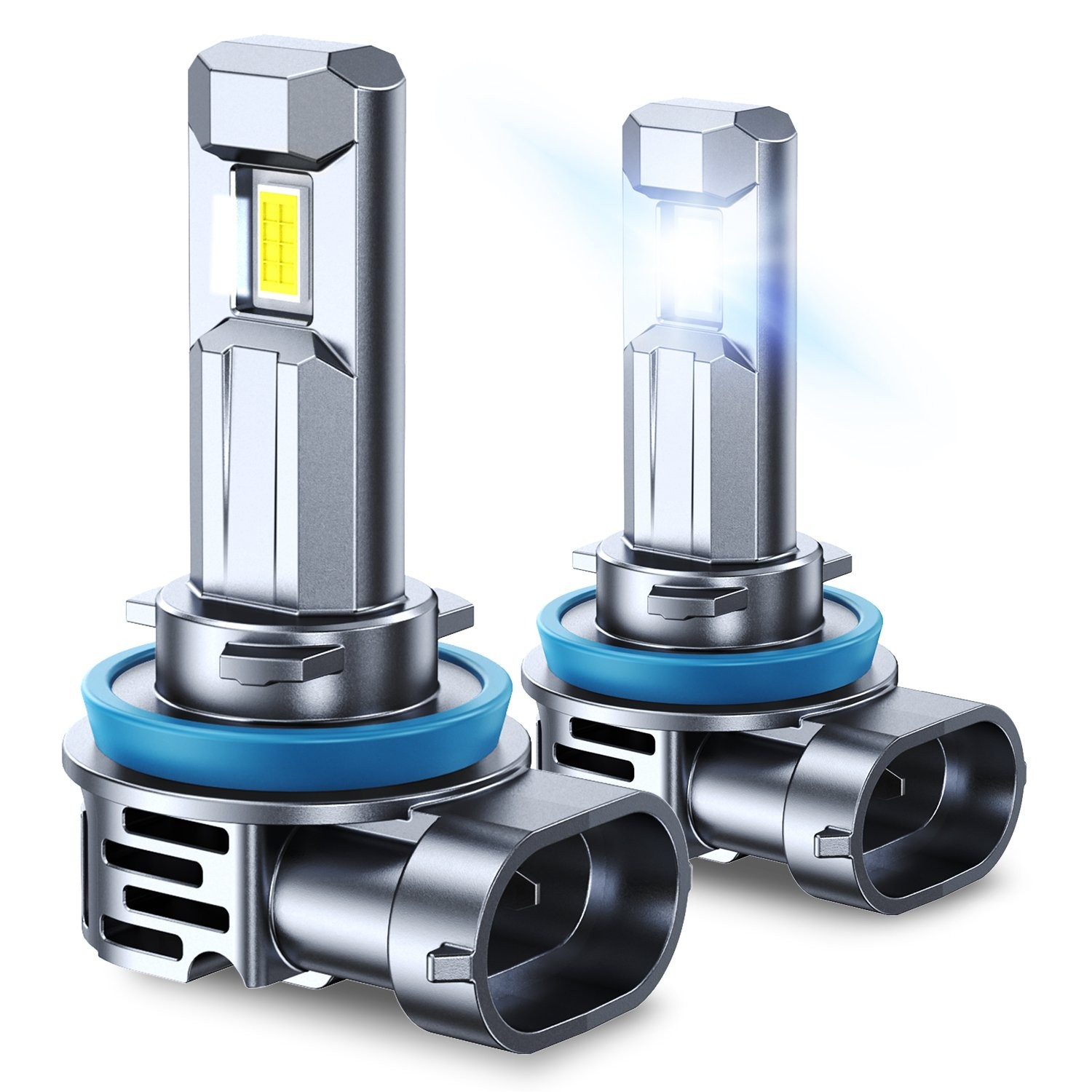 H11/H8/H9 White 6500K 24000LM LED Headlight Bulbs High Low Beam Canbus 2-20X 20S