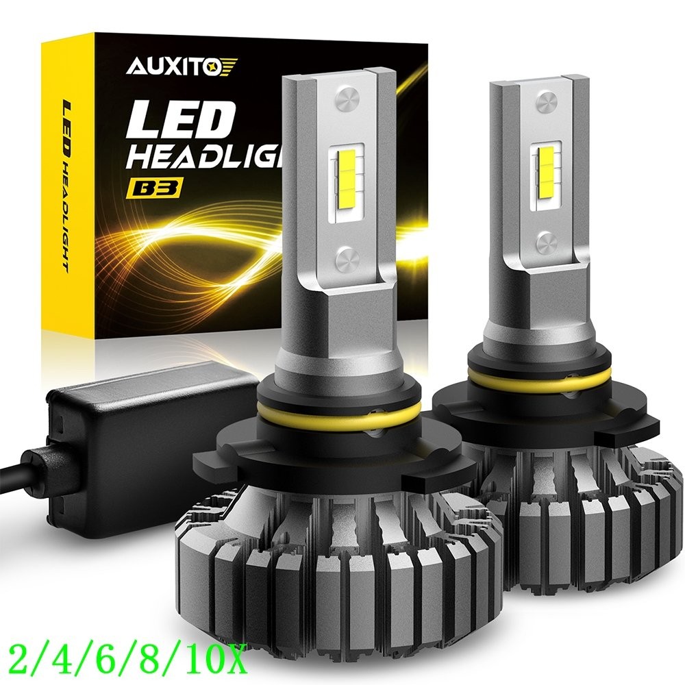 AUXITO 9006 LED Headlight Bulb Conversion Low Beam 6500K White Super Bright 2/4X