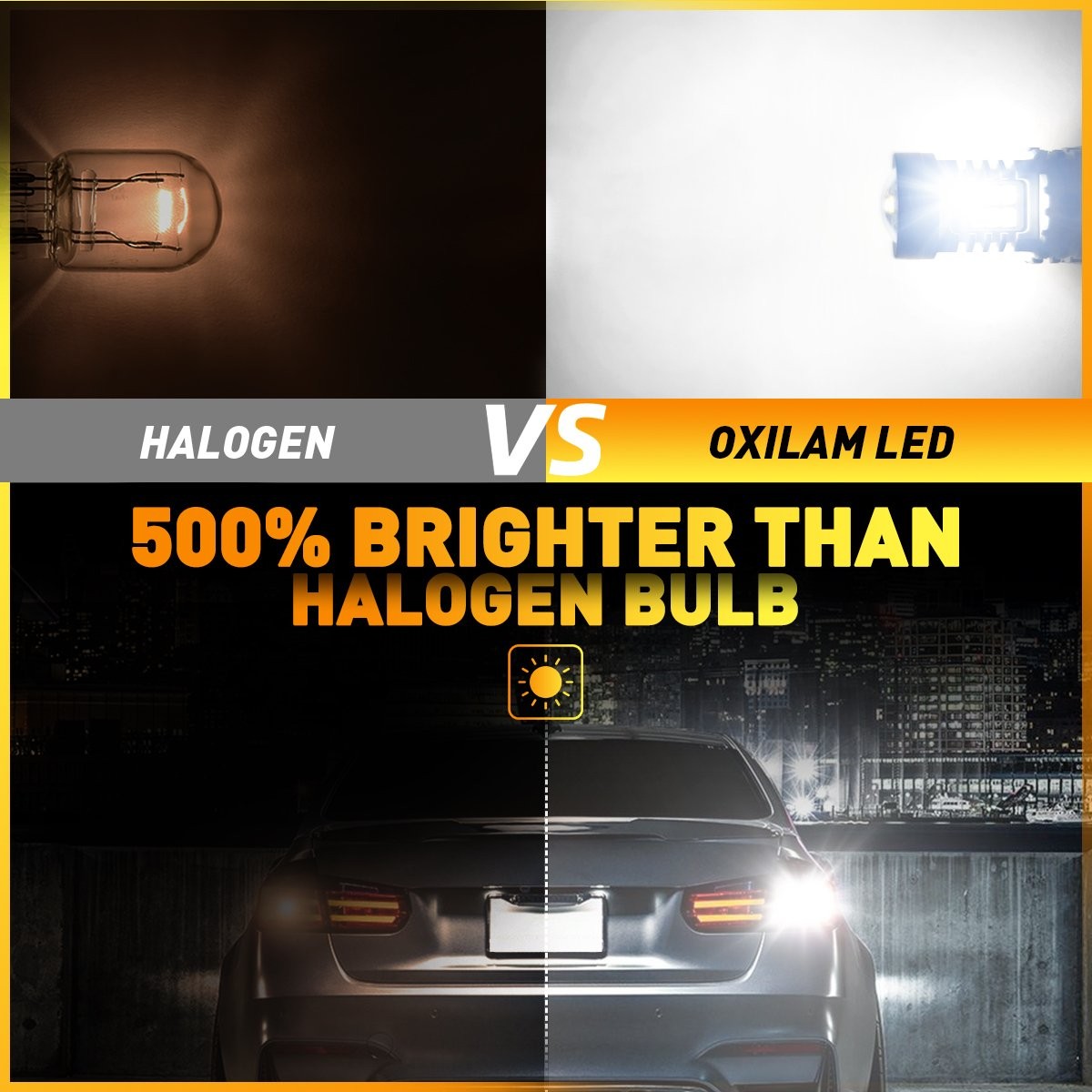 7443 7444 Led Turn Signal Light Bulbs Anti Hyper Flash Super Bright White 2-10X