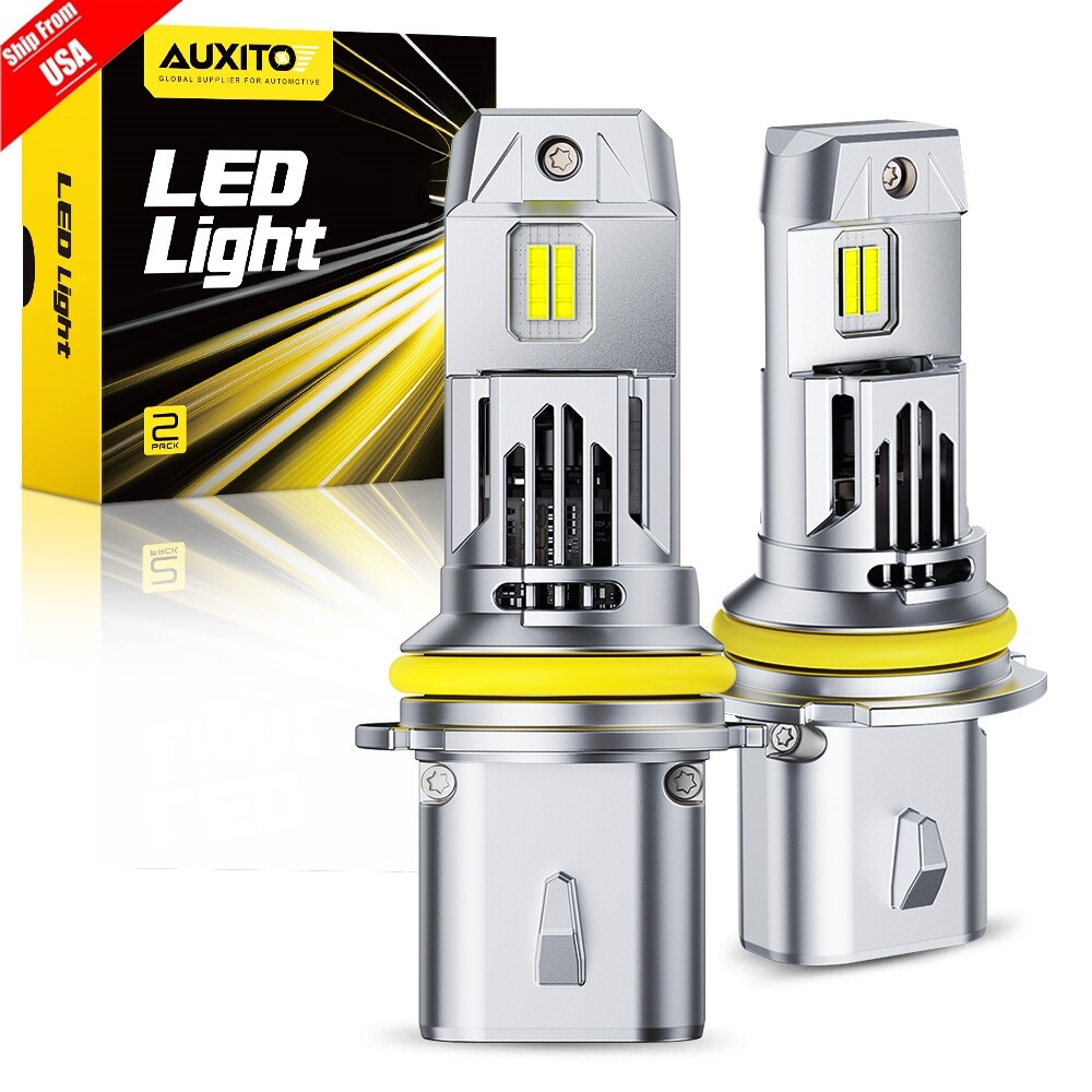 AUXITO 9007 HB5 LED Headlight Bulbs High Low Beam 330000LM White Super Bright 2X