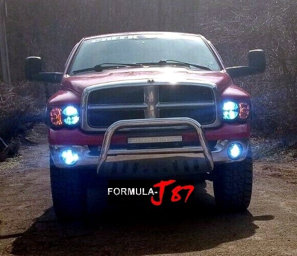 LED 30W 9012 HIR2 Blue 10000K Two Bulbs Head Light Replace Dual Beam Show