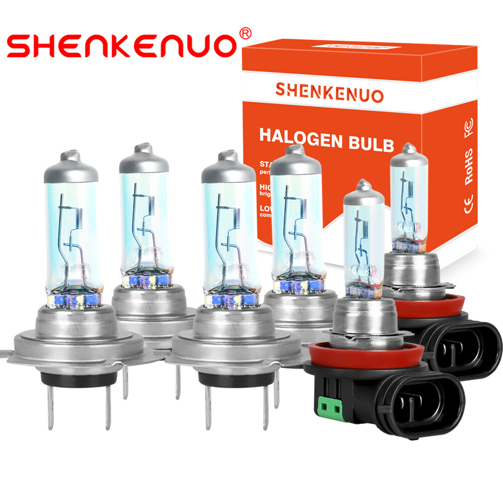 For Hyundai Tucson 2016 2017 2018 H7 H7+H11 Halogen Hi/Low & Fog Light Bulbs‌