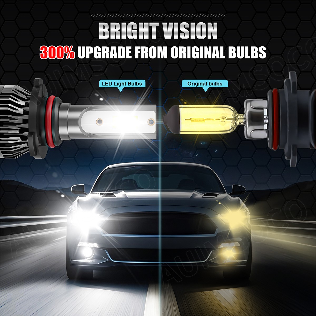 For GMC Terrain 2010-2018 6x LED Headlight Bulbs Hi-Lo Beam Fog Light Cool White