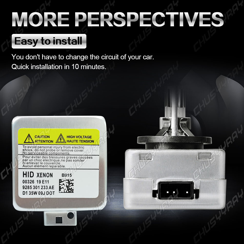 For Cadillac Escalade 2003-2005 2006 Stock Fit HID Headlight Bulbs Low Beam 2pcs