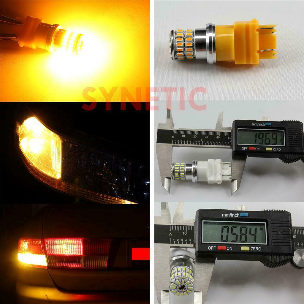 3157 3156 High Power 3014 Chips Amber Yellow Turn Signal LED Light