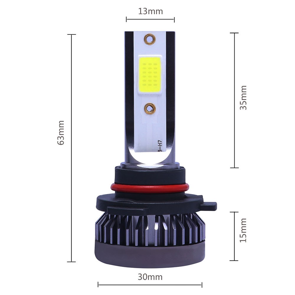 Combo 9005+H11 LED Headlight Super Bright Bulbs Kit White 720000LM High/Low Beam