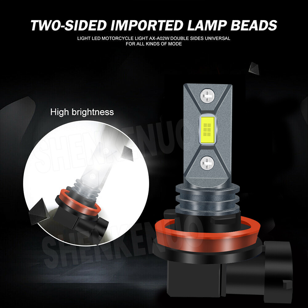 H11 LED Headlight Super Bright Bulbs Kit 8000K White 330000LM High/Low Beam kit