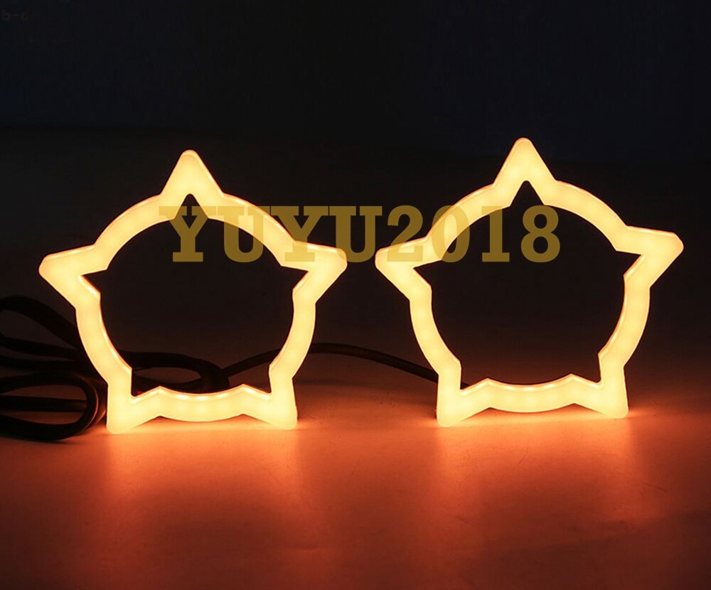 Dream color Star halo Flow Chasing RGB Turn Signal DRL bluetooth angel eye lamp