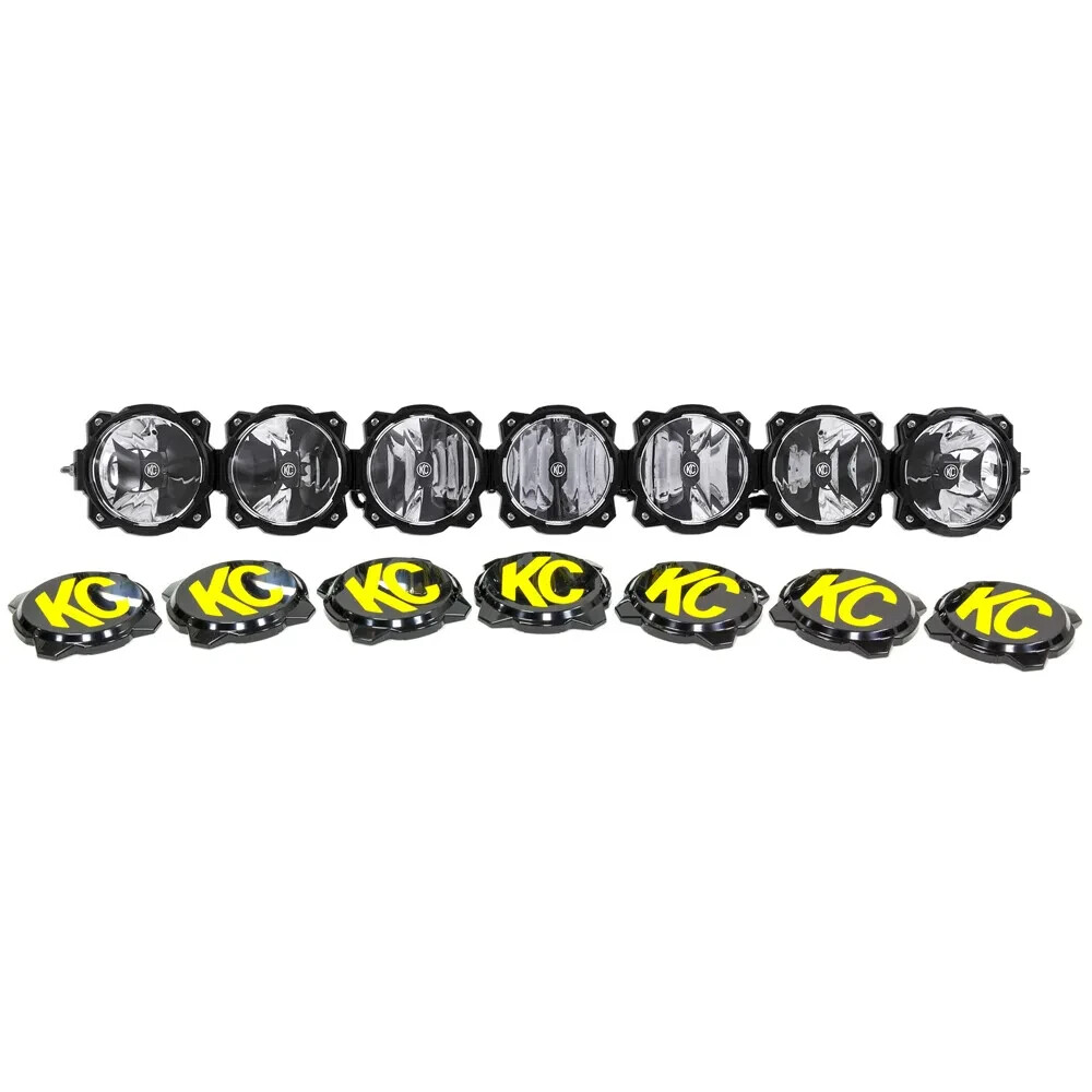 KC HiLiTES 91314 45″ Pro6 Gravity LED 7 Lights Light Bar System 140W Combo Beam