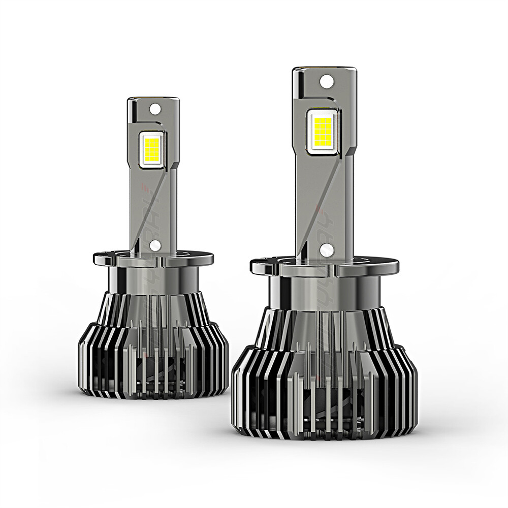 Pair D2S D2R D2C LED Headlight Bulbs High Low Beam Conversion Kit HID White