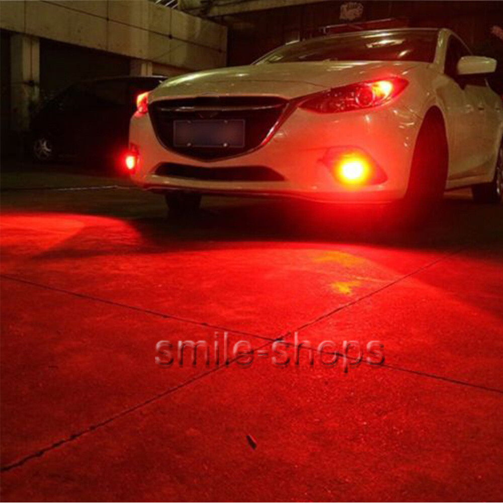 LED Fog Light Bulbs H8 H16 H11 Fog Light Bulb Bright Red High Power DRL Lamps