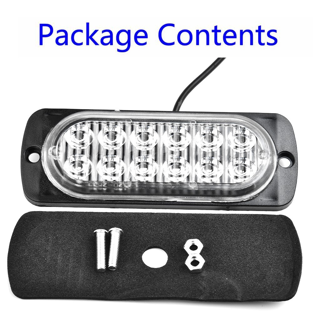 LED Working Lamps White DC 12V-24V Luminous Driving for flash Light Bulb Spare