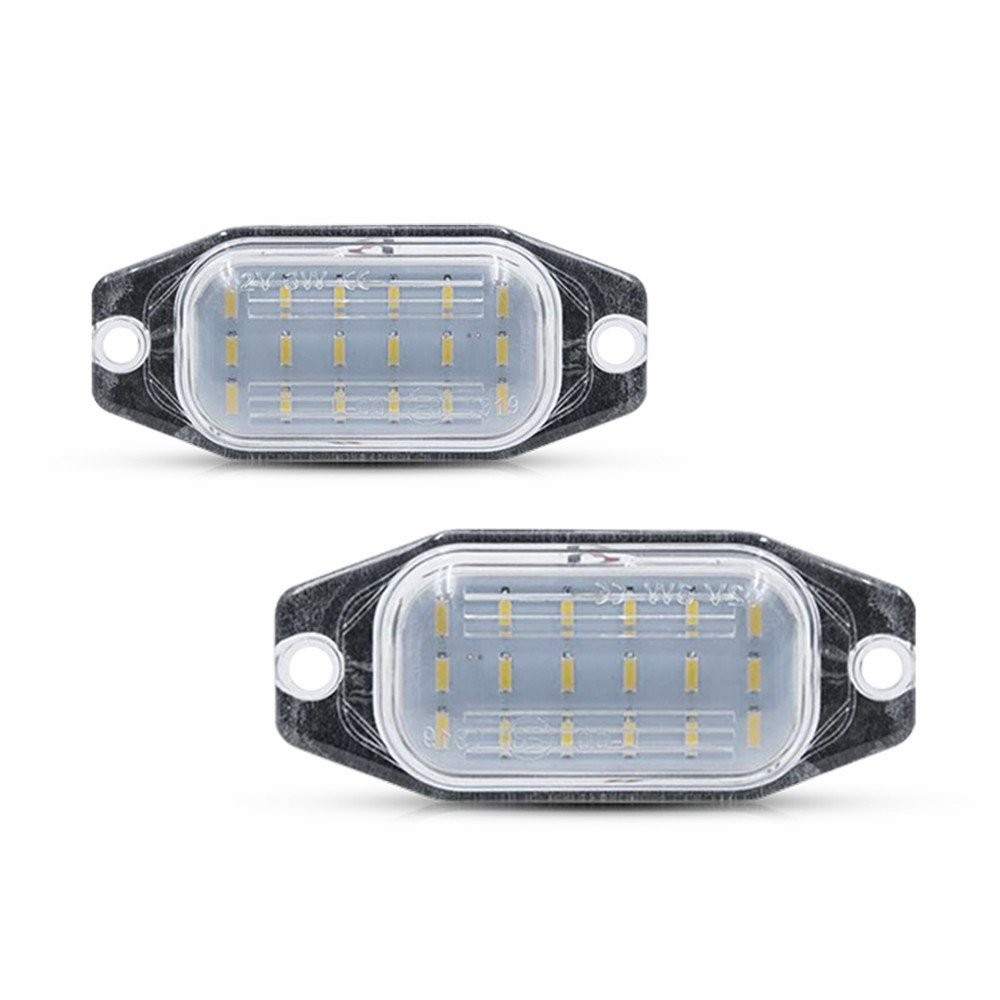 2PCS Chrome LED License Plate Lights for 2007-2014 Toyota FJ Cruiser 6000K White