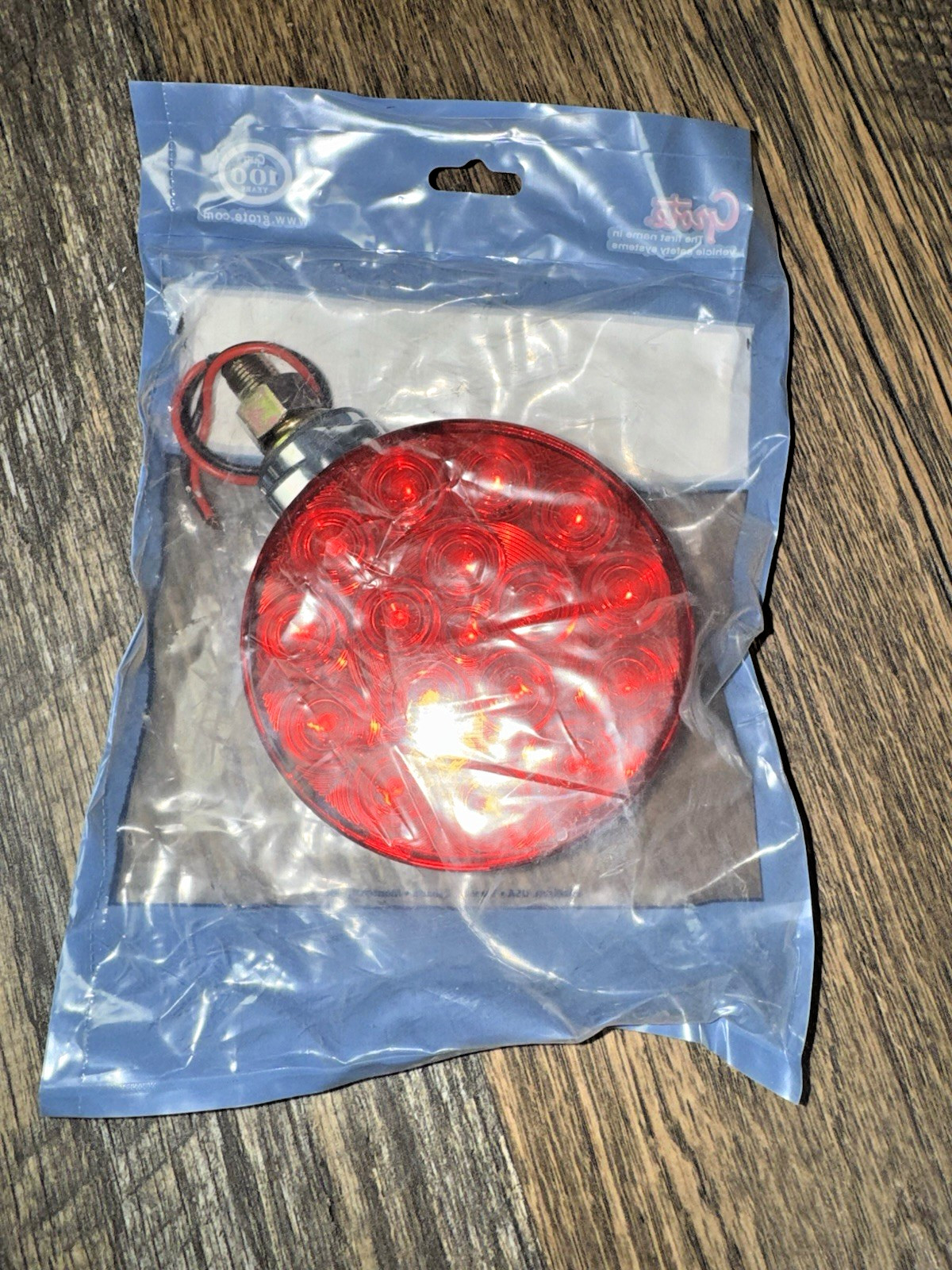 Brand New 4″ Grote G5300 Hi Count LED Double Face Lamp Yellow & Red Truck Semi