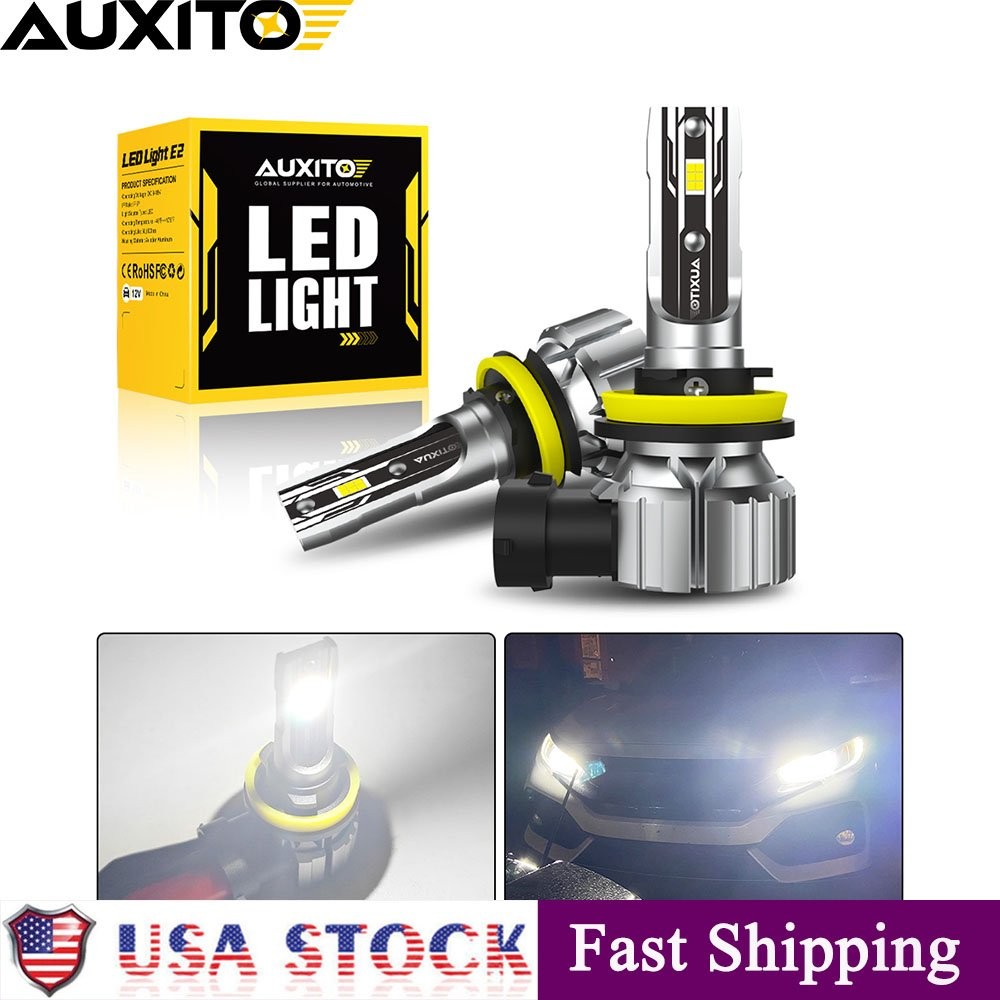 CANBUS H11 H8 LED Headlight Super Bright Bulb Kit White 20000LM Low Beam 6500K