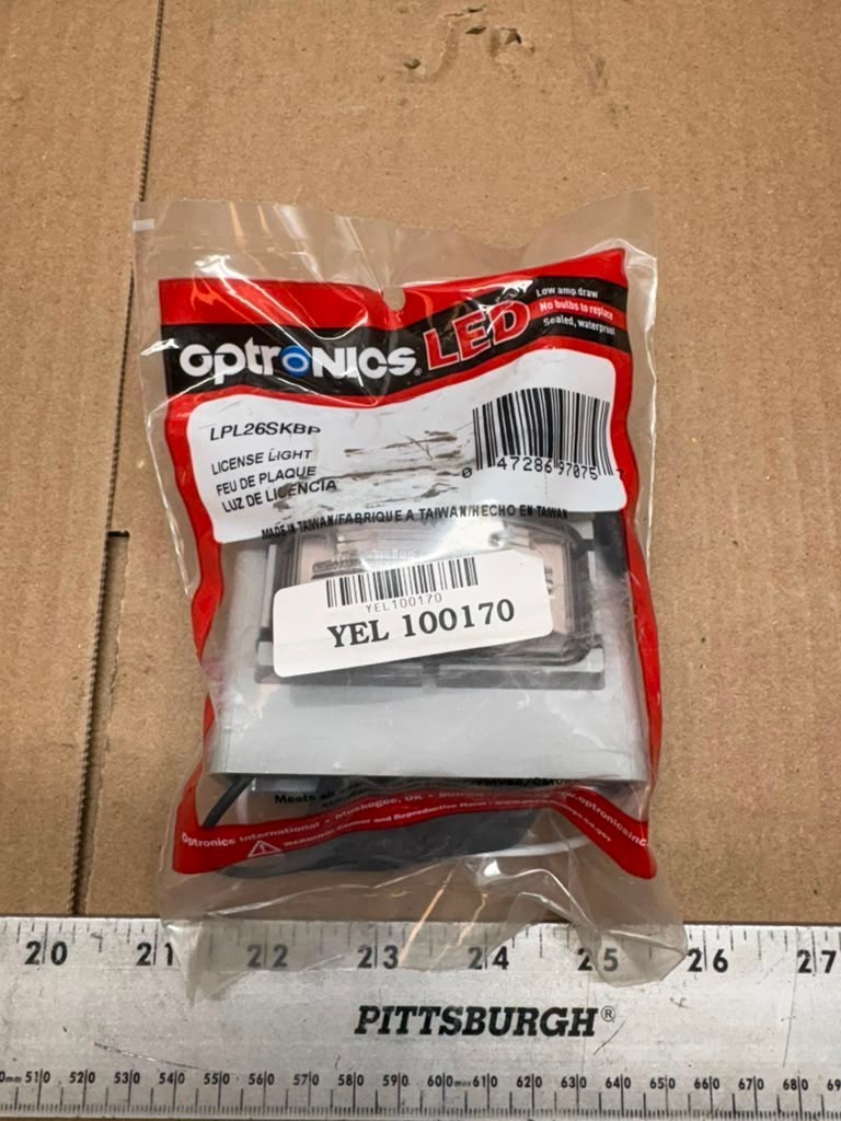 Optronics LPL26SKBP LED License Plate Light Kit Trailer Truck RV Gray New