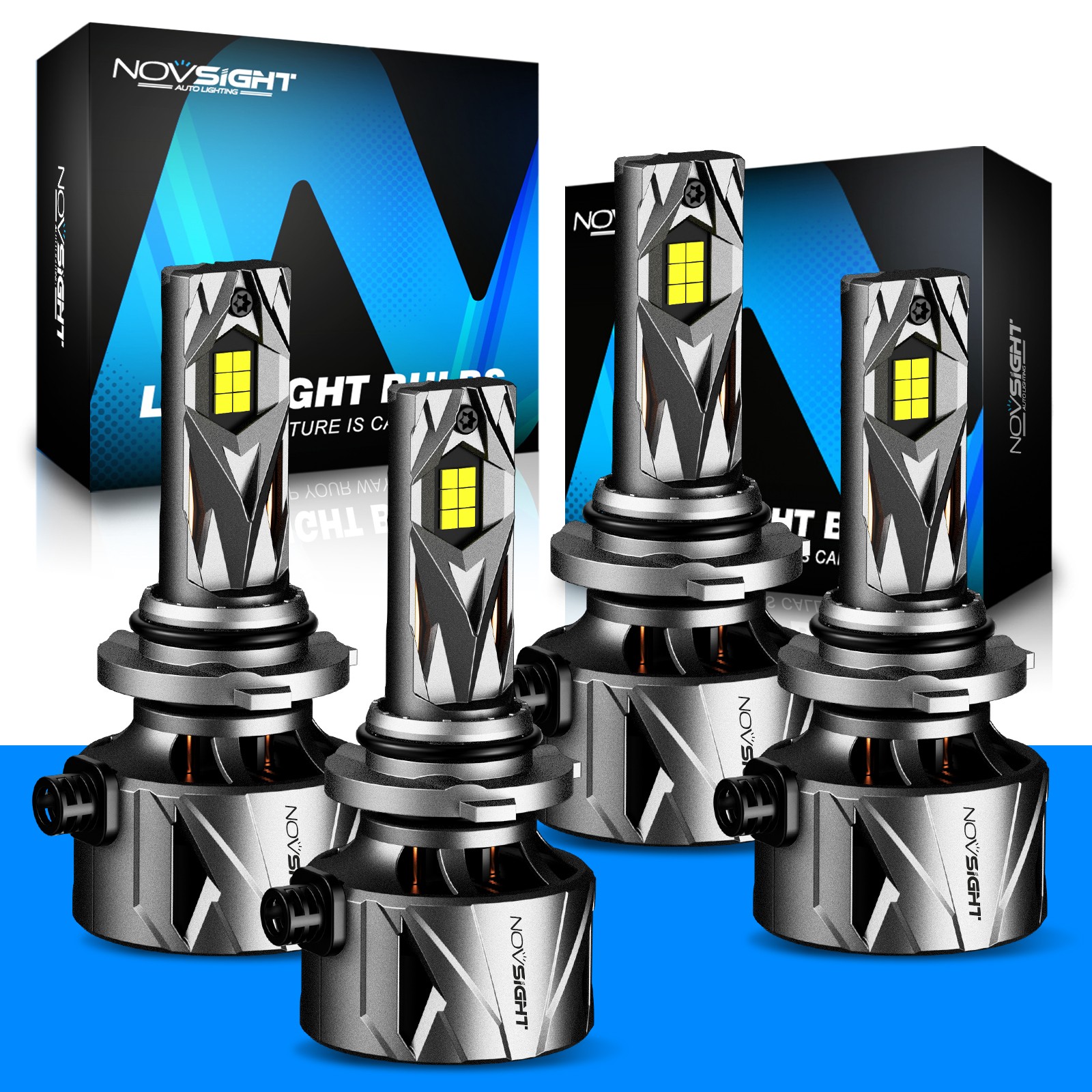 9005 9006 Combo LED Headlight HB3 HB4 Bulbs Lamp High Low Beam 6500K Cool White