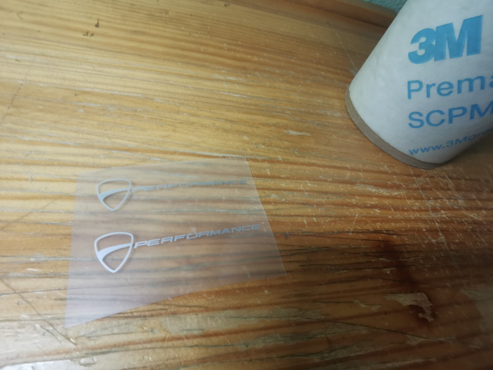 Ducati Performance silver X2 decal set vinyl stickers stickers ステッ