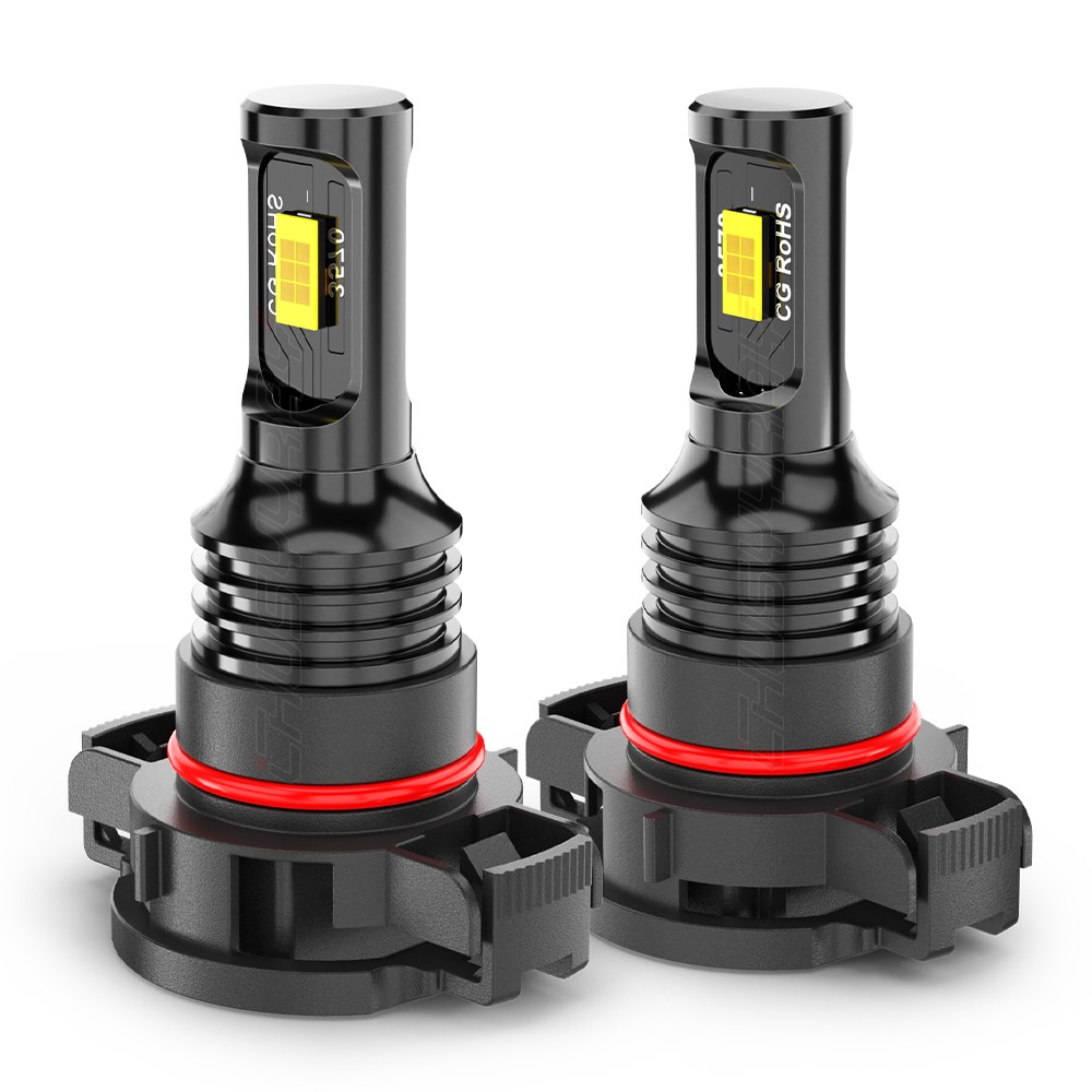 CHUSYYRAY CANBUS H16 5202 LED Fog Light Bulb 6000K White Extremely Bright 4000lm