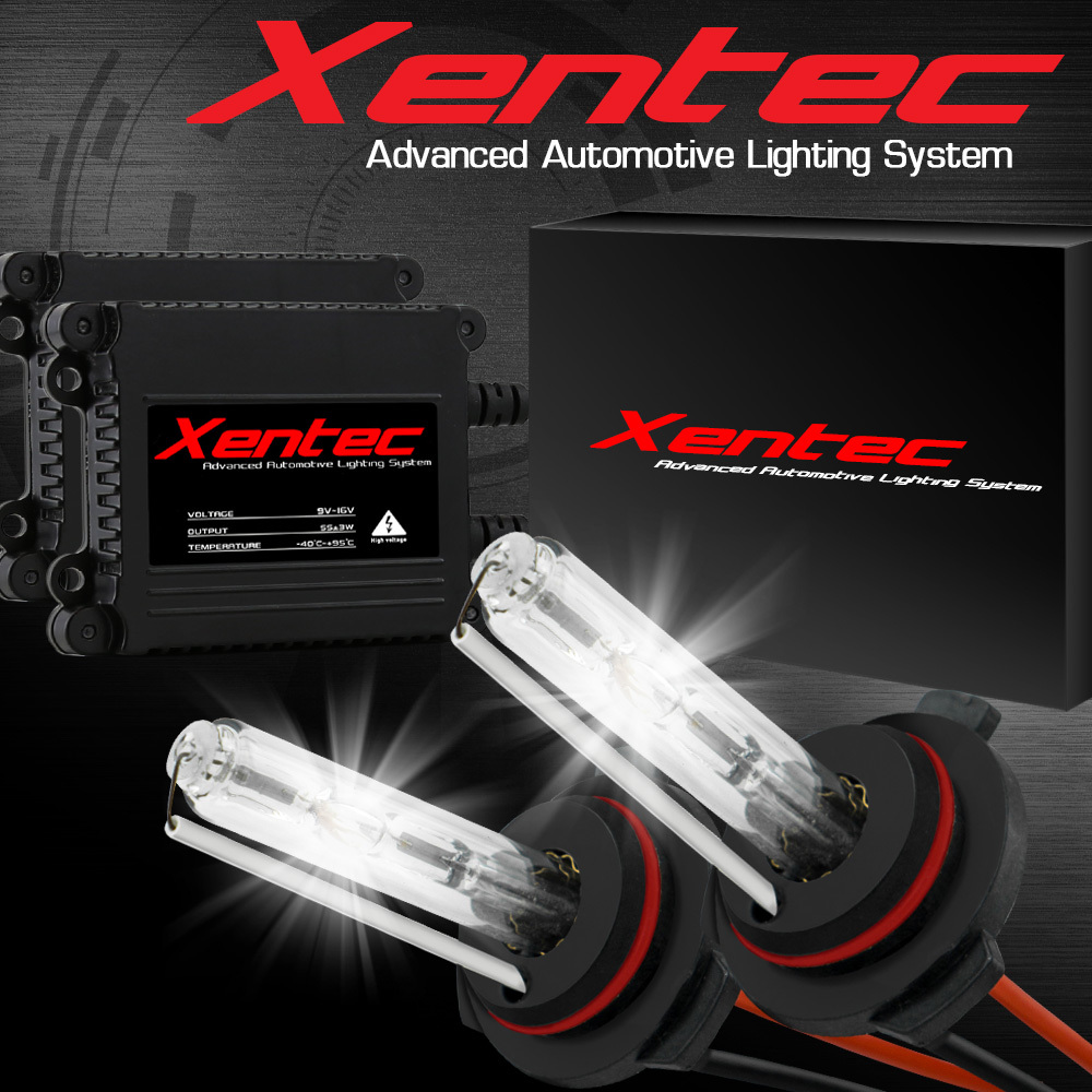 XENTEC 55W 9006/HB4 Headlight Xenon Bulbs & AC Slim Ballasts HID Kit 5000K