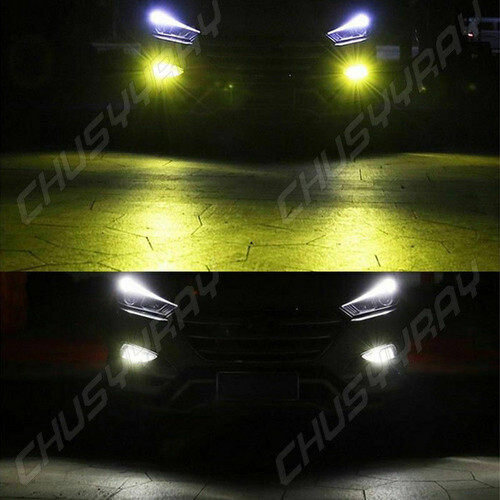 White/Yellow LED Bulbs For 2012-2017 Hyundai Veloster Headlight Fog Light Kit 6X