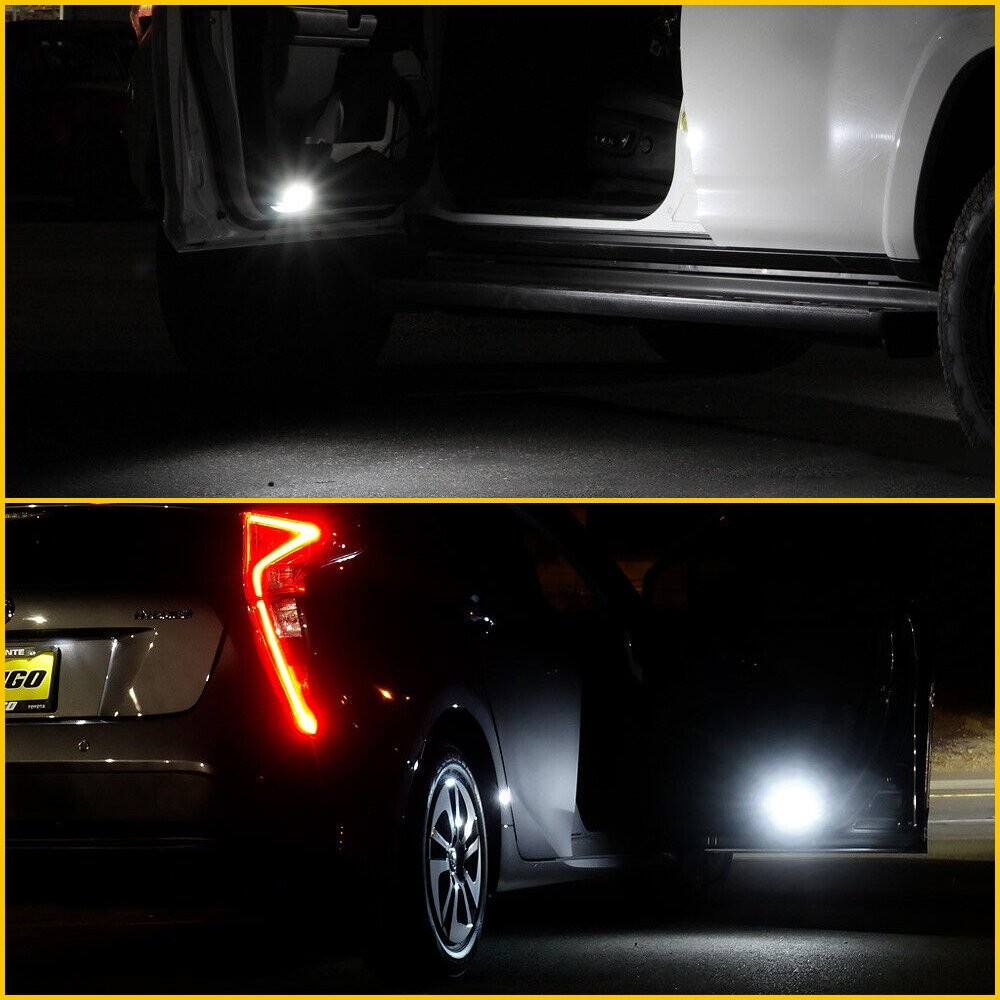 White 18LED Door Courtesy Side Light Clear Lens For 2010-2012 2011 Lexus HS250h