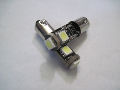 4 pcs Canbus Error Free smd led Ba9s 6253 64111 White LED