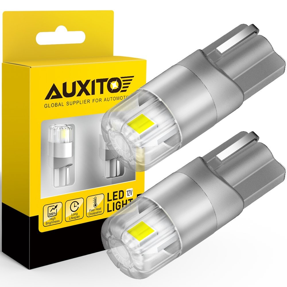 1000LM T10 LED License Plate Light Bulbs 6000K Super Bright White 168 2825 194 M