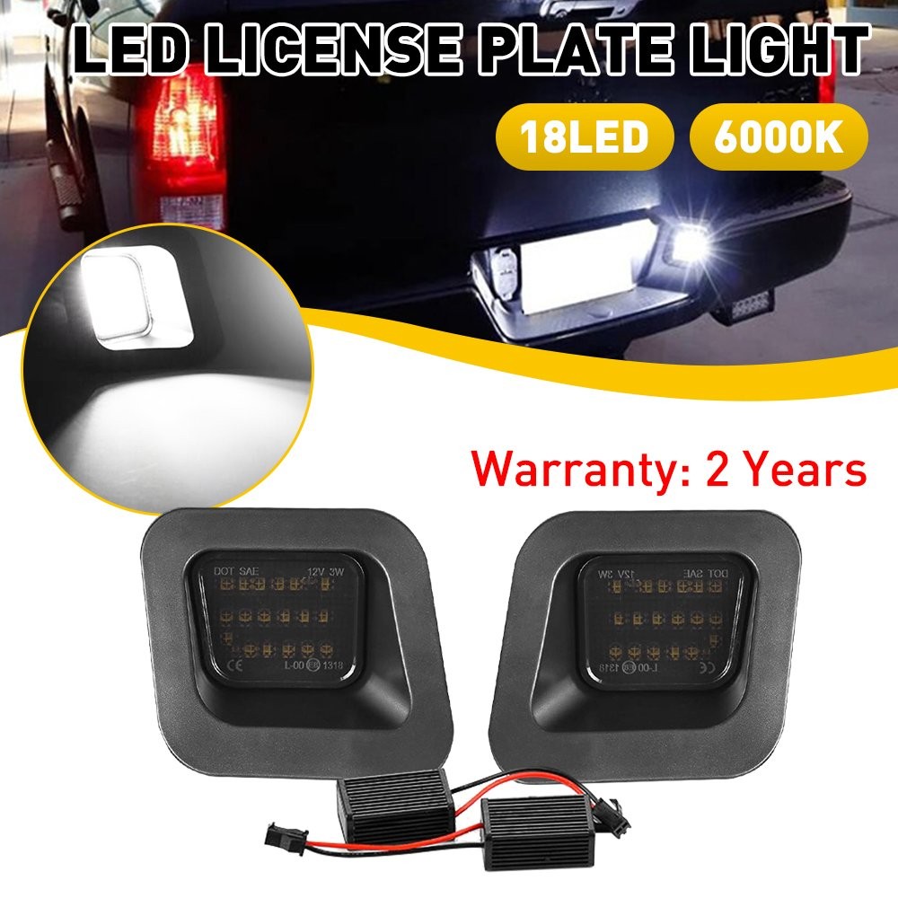 5500K LED Light Plate License Assembly for 94-01/03-18 Dodge Ram 1500 2500 Truck